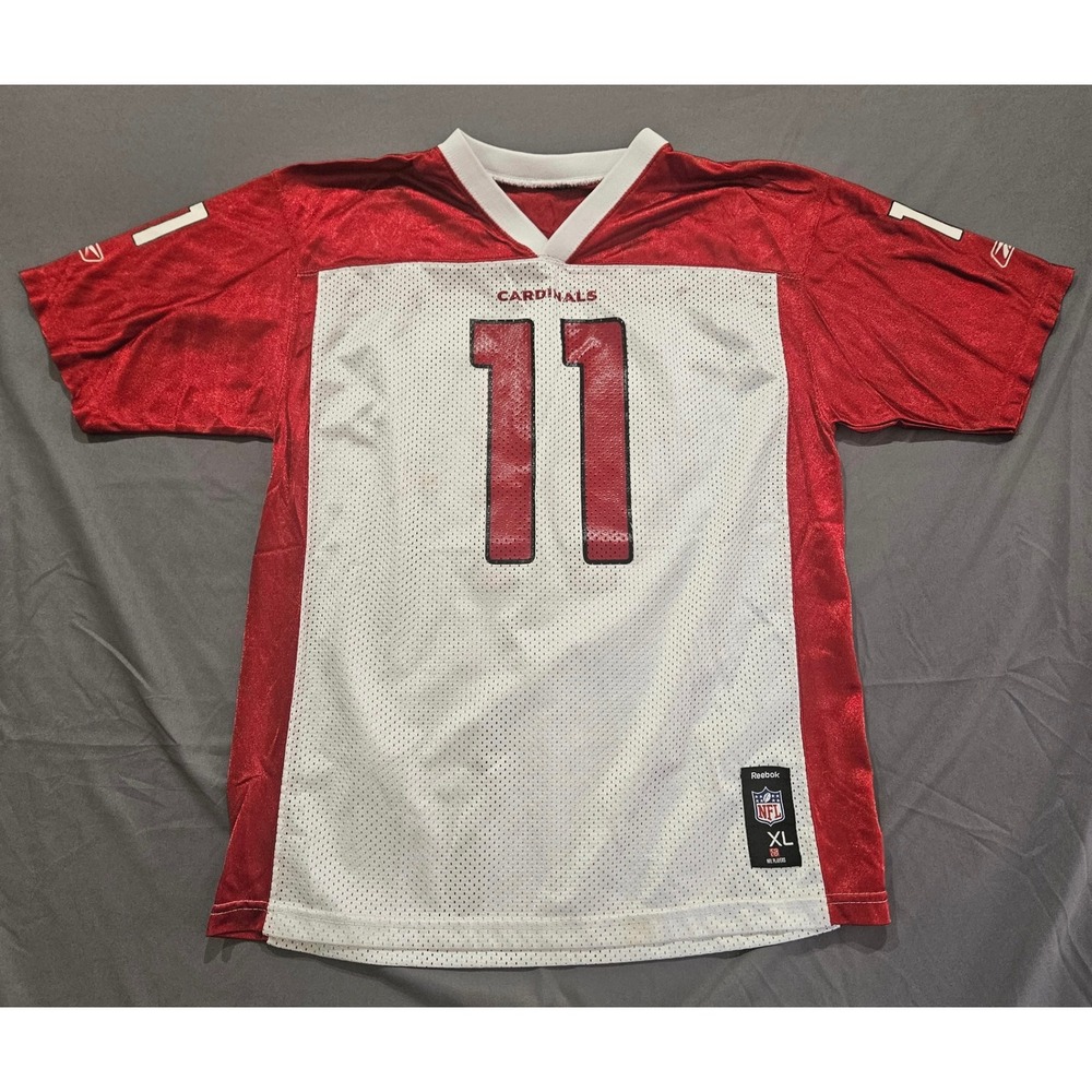 Reebok Jersey Kids XL Red Larry Fitzgerald Arizona Cardinals 11 NFL Mesh